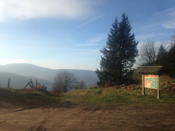 ITINÉRAIRE VTT N 3 LA LOCHÈRE VERSION COURTE DÉPART COL DE LA